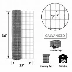 Buy 🔥 Garden Zone Cage Welded Wire 36 In. X 25 Ft. 14 Ga. 🎉 11 Buy 🔥 Garden Zone Cage Welded Wire 36 In. X 25 Ft. 14 Ga. 🎉 -Outlet Fencing Store 1008165 new 5 1
