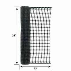 Best deal 😀 Garden Zone 1/2 In. Black PVC Hardware Net 👏 -Outlet Fencing Store 7397352 new 3 1