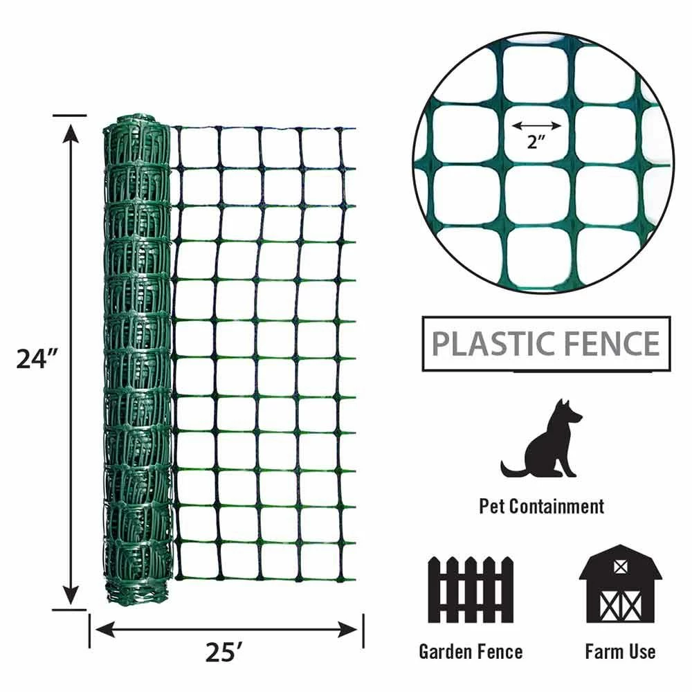 Deals ⌛ Garden Zone Garden Craft Green Plastic Garden Fence 24 In. X 25 Ft. 👍 5 Deals ⌛ Garden Zone Garden Craft Green Plastic Garden Fence 24 In. X 25 Ft. 👍 - Image 3