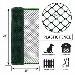 Promo ⌛ Garden Zone Plastic Poultry Netting 24 In. X 25 Ft. 🔥 8 Promo ⌛ Garden Zone Plastic Poultry Netting 24 In. X 25 Ft. 🔥 -Outlet Fencing Store 7397355 new 4