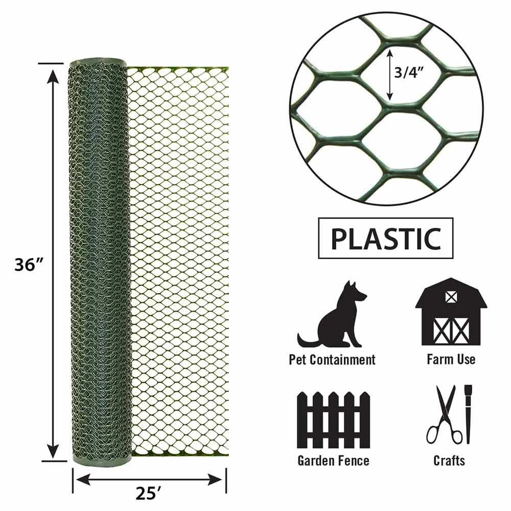 Best reviews of 🥰 Garden Zone 3/4 In. Green Plastic Poultry Fence 👍 5 Best reviews of 🥰 Garden Zone 3/4 In. Green Plastic Poultry Fence 👍 - Image 3