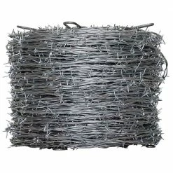 Flash Sale ⌛ Ok Brand 4 Point Barbed Wire, 12-1/2 Gauge 🤩
