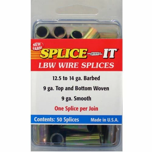 Brand new 👏 New Farm Splice-It 12.5 Ga. - 14 Ga. Fence Wire Splices 50 Ct. 🤩 3 Brand new 👏 New Farm Splice-It 12.5 Ga. - 14 Ga. Fence Wire Splices 50 Ct. 🤩