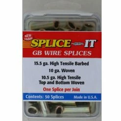 Promo ✔️ New Farm Splice-It 12.5 Ga. - 10 Ga. Fence Wire Splices 50 Ct. ❤️