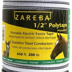 Best Pirce ✔️ Zareba Electric Fence Poly Tape 1/2 In. ✨