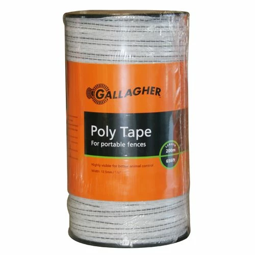 New ๐ Gallagher Turbo Tape Electric Fence Tape 1/2 In. X 656 Ft. ๐ 3 New ๐ Gallagher Turbo Tape Electric Fence Tape 1/2 In. X 656 Ft. ๐