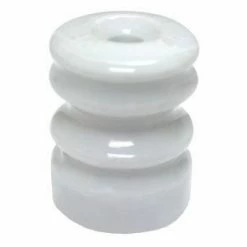 Outlet ✨ Zareba Ceramic Wood Post Insulator - Multi-Groove (25 Pack) ✨