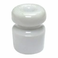 Brand new ⌛ Zareba Ceramic Wood Post Insulator - Single Groove (25 Pack) 👍